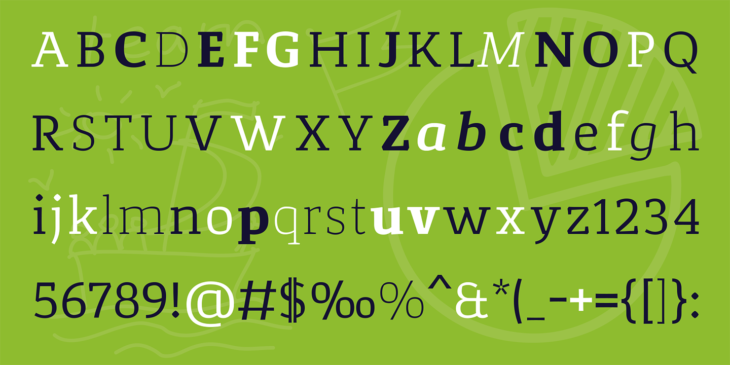 Пример шрифта Corpo Serif #5